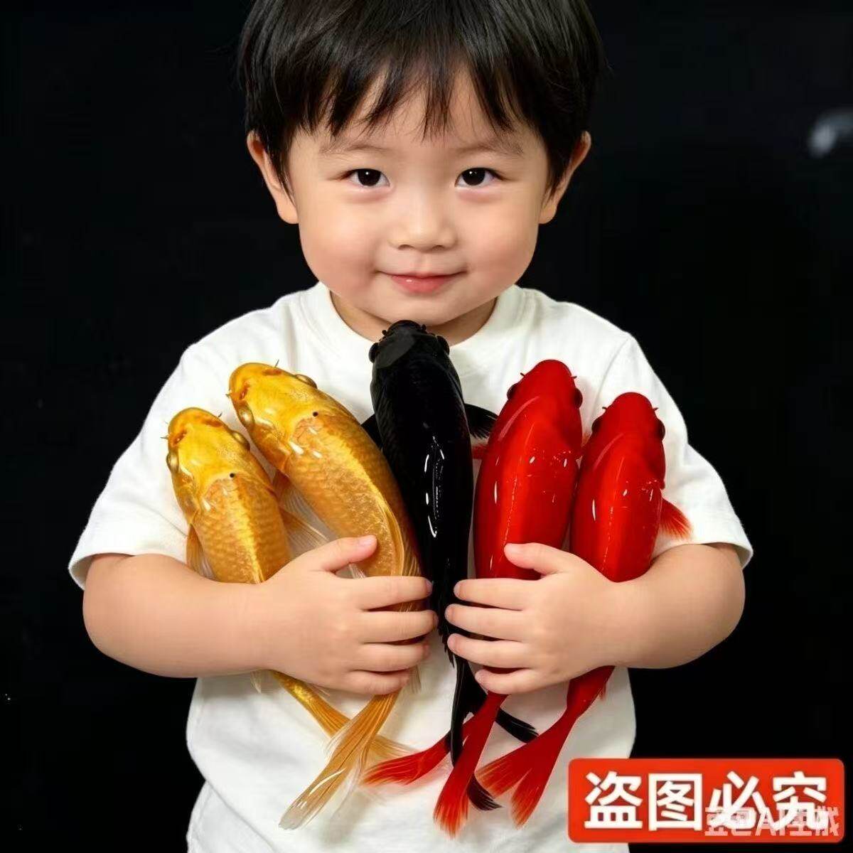 锦鲤鱼小型黑白金鱼包邮宠物蝴蝶鲤红白淡水鱼锦苗好养鱼黄金活鱼