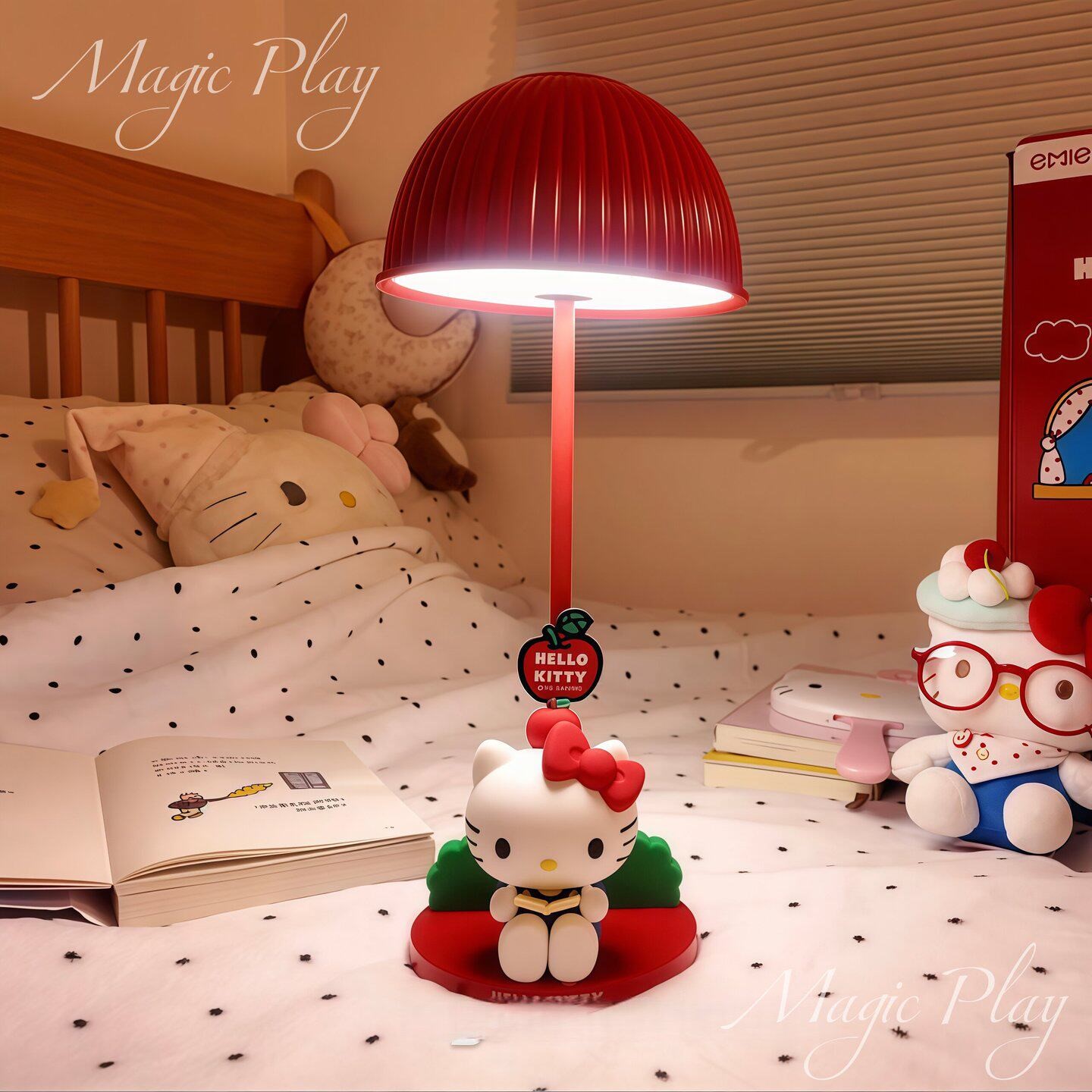 HelloKitty小夜灯高颜值少女心小台灯卧室可爱桌面摆件送朋友礼物