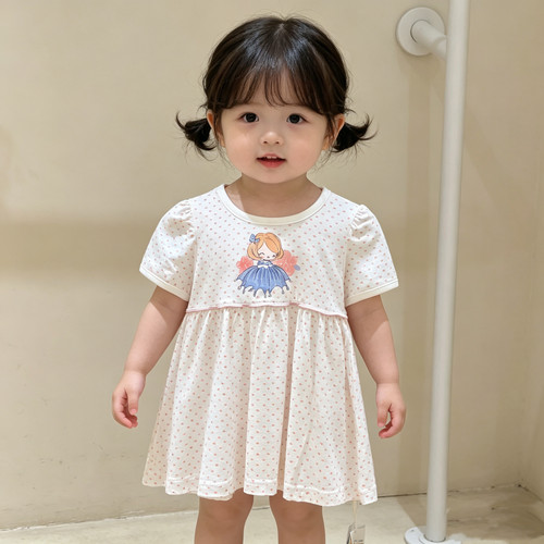 旺贝特女童莫代尔天丝凉感连衣裙