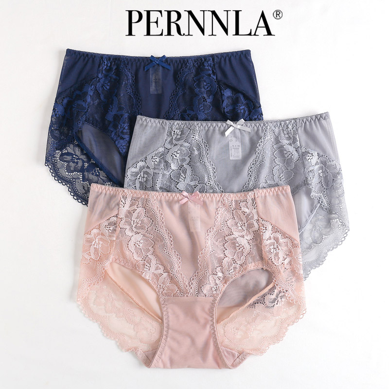 4条中腰内裤女蕾丝档纯棉档包臀