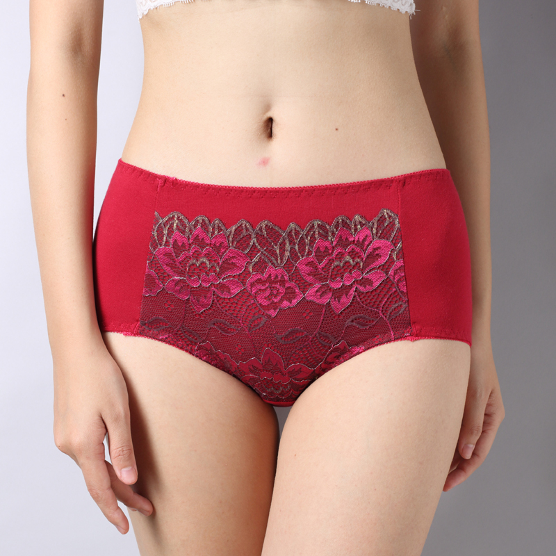 生理期内裤女经期防漏大码性感中腰式女士学生月经例假三角卫生裤
