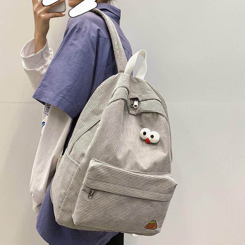 ins風書包女學生韓版 初中高中少女心可愛森系古著感校園雙肩背包在類目 運動包/戶外包/配件, 防水箱包, 雙肩包中 - 來自Buy2taobao.com提供專業的淘寶代購服務