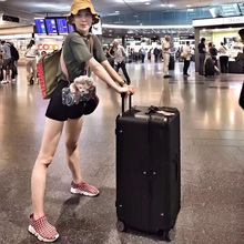 超大容量行李箱男ins日系网红旅行箱女加厚拉链款结实耐用拉杆箱