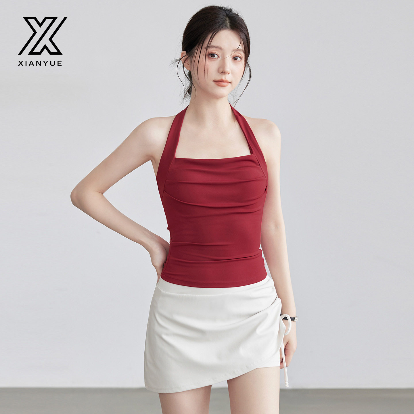 品牌瑜伽服背心女夏美背上衣跑步训练服高弹力运动文胸健身衣套装