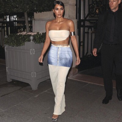 抹胸包臀辣妹裙套装女