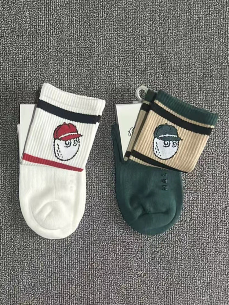 Malbon Golf Socks Mid-Calf Men Women 25 Winter New - Taobao product photo 2