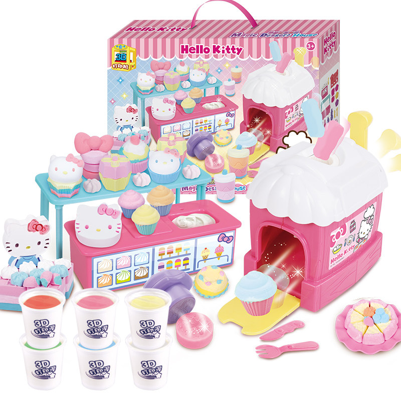 凯蒂猫3d打印泥玩具甜品套装儿童橡皮泥玩具彩泥蛋糕模具套装粘土|ruв категории игрушка/коляска/головоломка/блоки/модель, цвет/глина/из глины, цвет/пластилин - от Buy2taobao.com для оказания профессиональной услуги покупки агента Taobao