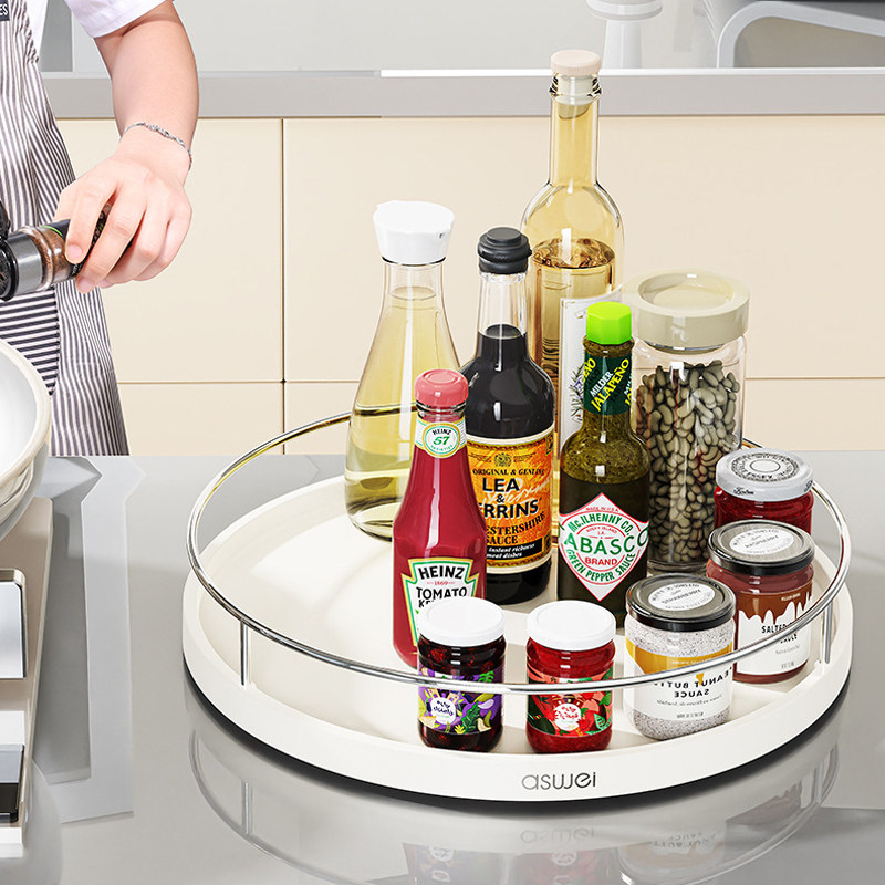 旋转调料置物架子多功能厨房台面油盐酱醋调味罐专用收纳神器托盘,厨房/烹饪用具,调料置物架,淘宝优惠券,粉丝福利购,淘宝优惠卷