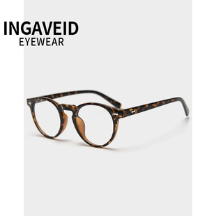 风再起时梁朝伟同款眼镜男士复古圆框近视可配度数变色玳瑁框素颜