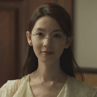 玫瑰的故事陈瑶白晓荷同款无框眼镜女斯文败类可配度数近视眼睛男