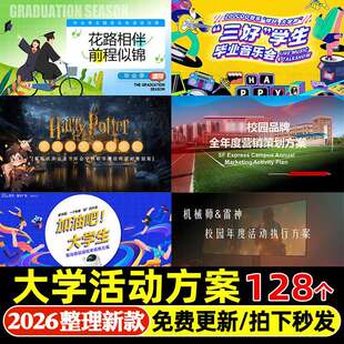 校园活动路演推广大学生活动执行设计搭建品牌推广市场营销方案新
