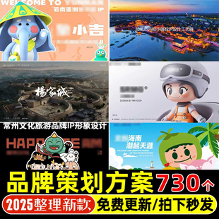 4A广告公司品牌设计视觉营销LOGO提报VI全案市场策划PPT方案模板