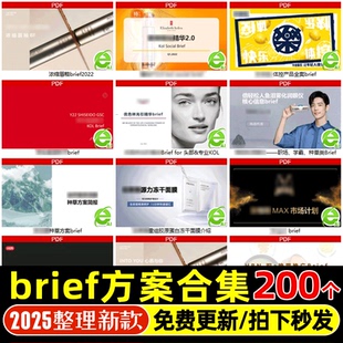 brief简报4A广告奥美省广文档客户比稿营销推广品牌策划PPT方案