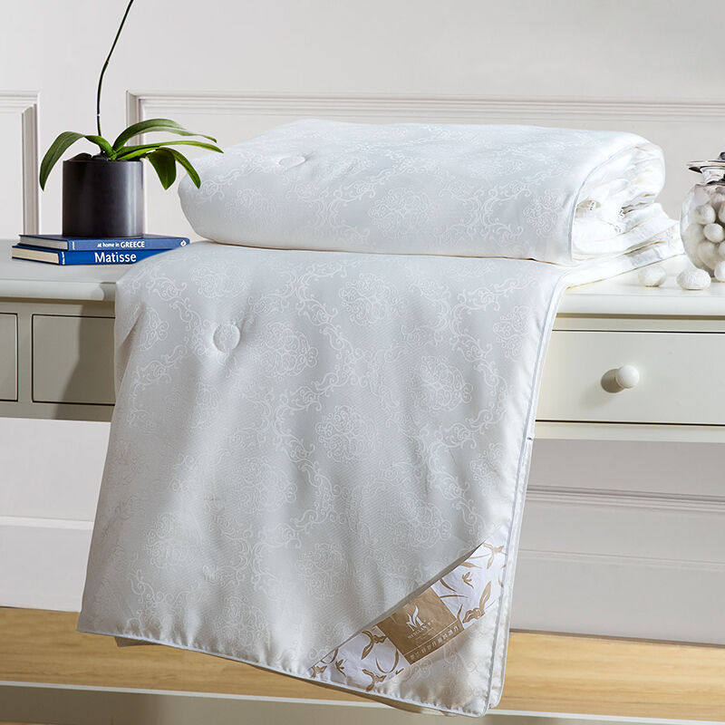 梦兰家纺提花蚕丝被纯蚕丝单双人被子床上用品加厚保暖冬被头春秋