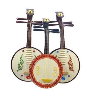 道具琵琶中阮琴民族阮柳琴秦琴月琴乐器实木