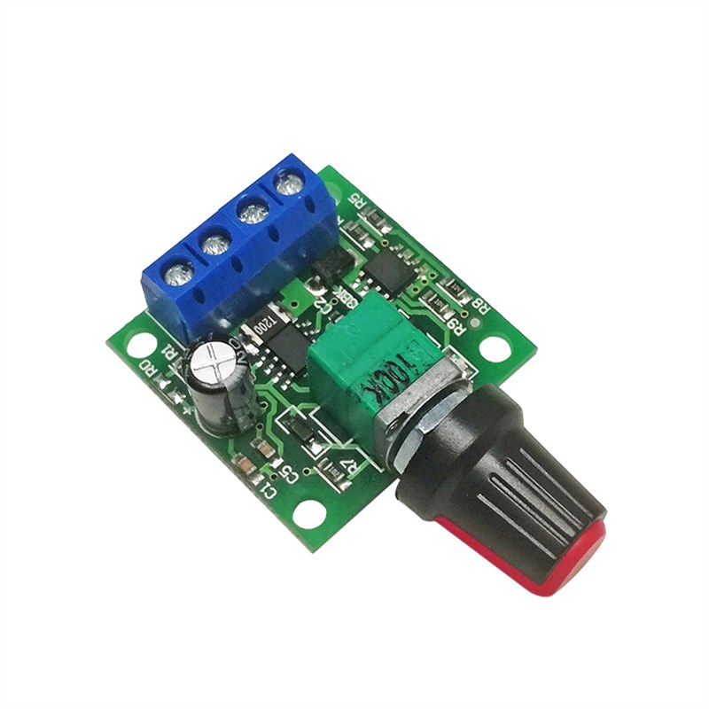 PWM直流电机调速器1.8V3V5V6V12V2A调速开关开关功能