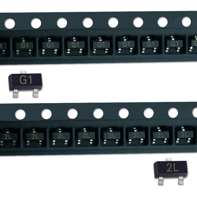 贴片三极管MMBT5551/5401 2N5551/5401 G1/2L SOT-23 (100个)