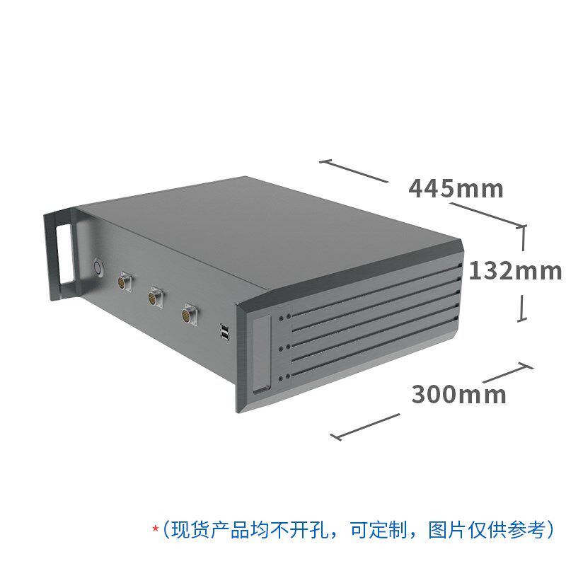 3U铝型材机箱定做铝合金仪器仪表服务器箱体全铝电路板测试铝外壳
