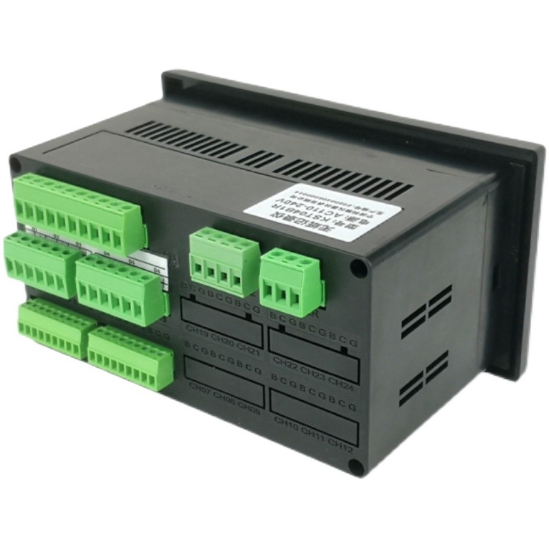 5寸高清全隔离无纸记录仪4 6 8 10 12 16 18 20 24路曲线温湿压力