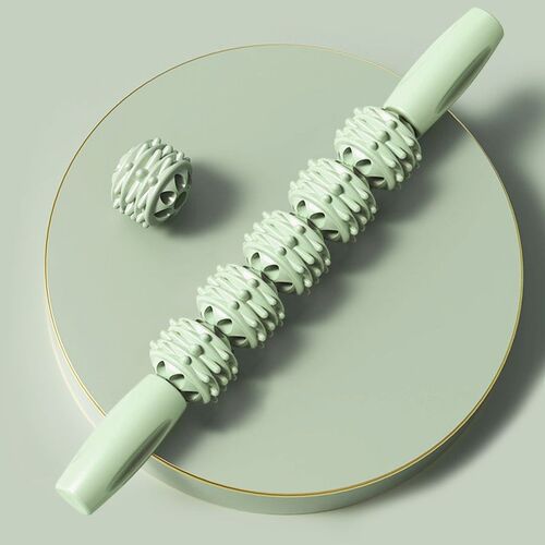 狼牙棒按摩棒滚轮轴肌肉放松瘦小腿筋膜按摩棒深度超痛琅琊按摩器