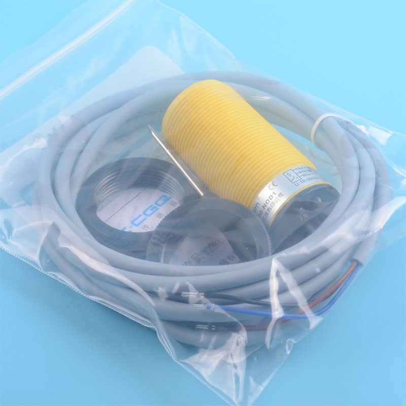 S30电容式非金属接近开关液位传感器耐温颗粒面粉饲料感应开关