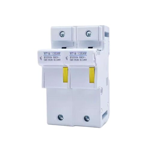 正浩RT18-125AM熔断器底座1P导轨式保险丝2P管3P4P熔芯子22*58