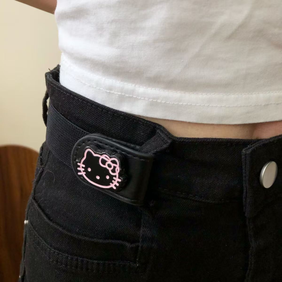 kt猫懒人腰带可调节松紧腰带