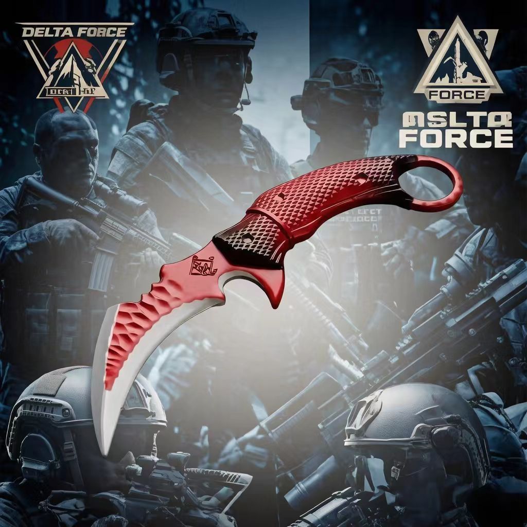 三角洲行动赤霄爪子游戏道具模型合金款周边炫酷近战武器玩具道具