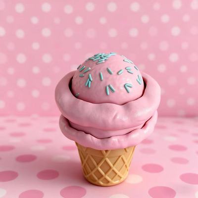 草莓冰淇淋喂食玩具过家家玩具