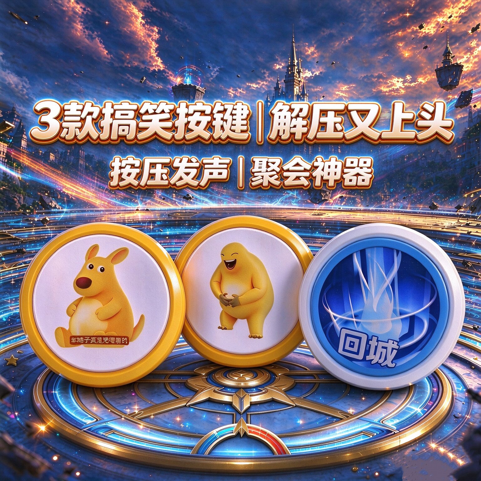 胆子肥嘟嘟暖冬回城奶龙爆笑搞笑音效按键发声整蛊玩具周边按钮