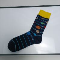 We do not support returns of men's bulk socks, cotton men's socks, business men's socks, geometric Galaxy mid-calf socks thumbnail 6