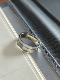 琢物！纯钛合金质感简约戒指稀有金属小众原创设计高级感冷淡风男