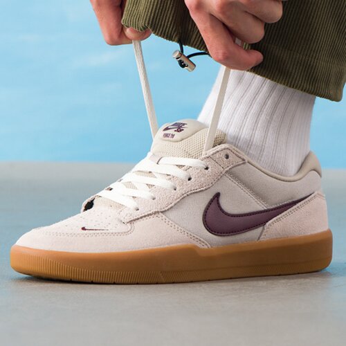 Nike SB织物皮革舒适贴合系带包裹性板鞋男女同款裸粉DV5477-203