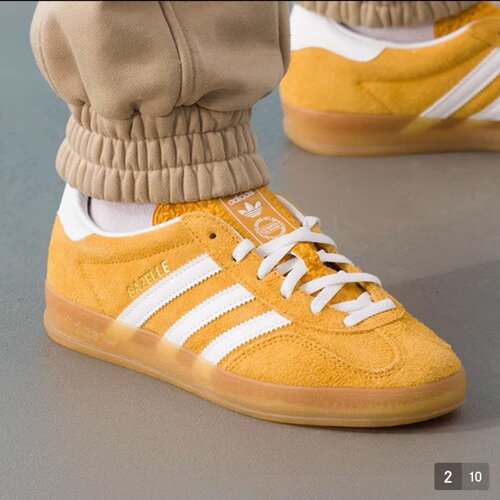 adidas originals GAZELLE INDOOR 潮流休闲耐磨 低帮 板鞋HQ8716