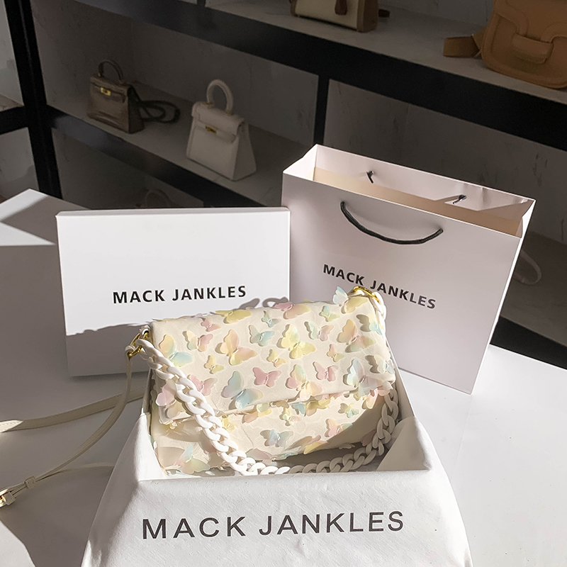 MACK JHARLES香港真皮小众原创设计花朵腋下包女夏2024新款单肩包 箱包皮具/热销女包/男包 通用款女包 原图主图