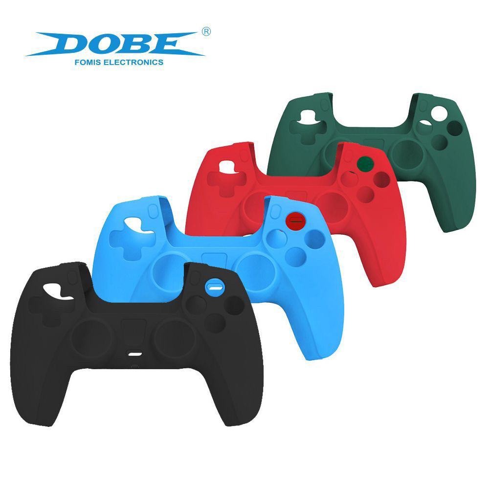 PS5 컨트롤러 실리콘 커버 PS5 게임 컨트롤러 실리콘 보호 커버 P5 수제 미끄럼 방지 보호 커버 TP5-0512