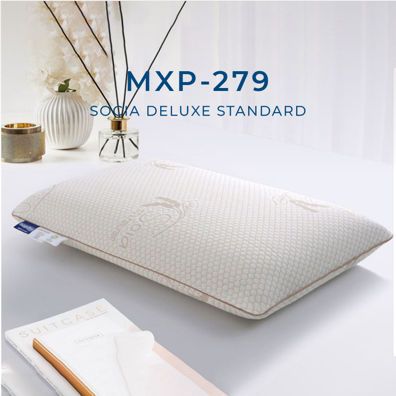曼丽菲斯记忆棉枕头护颈椎病助睡眠意大利原装进口枕芯MXP-279