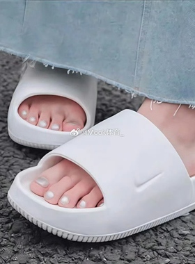 Nike耐克CALM女子外穿拖鞋厚底户外百搭凉鞋沙滩鞋 DX4816-100