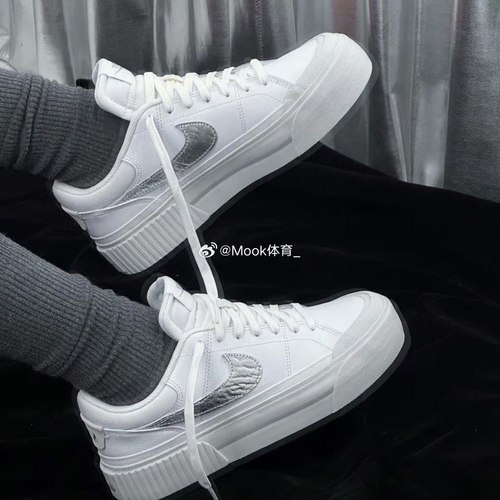 耐克女子厚底增高板鞋