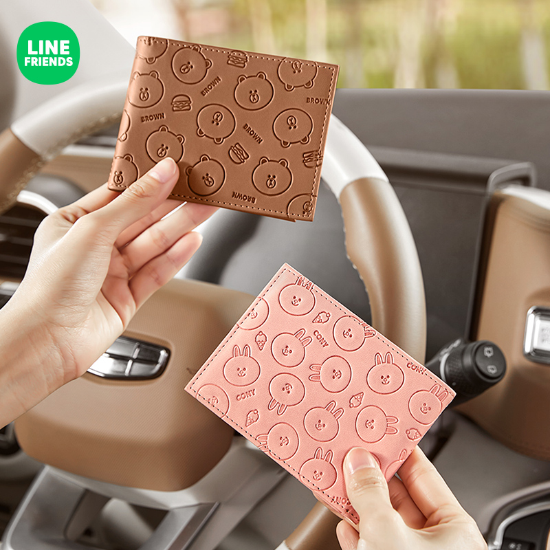 LINE联名女式零钱驾驶证件包