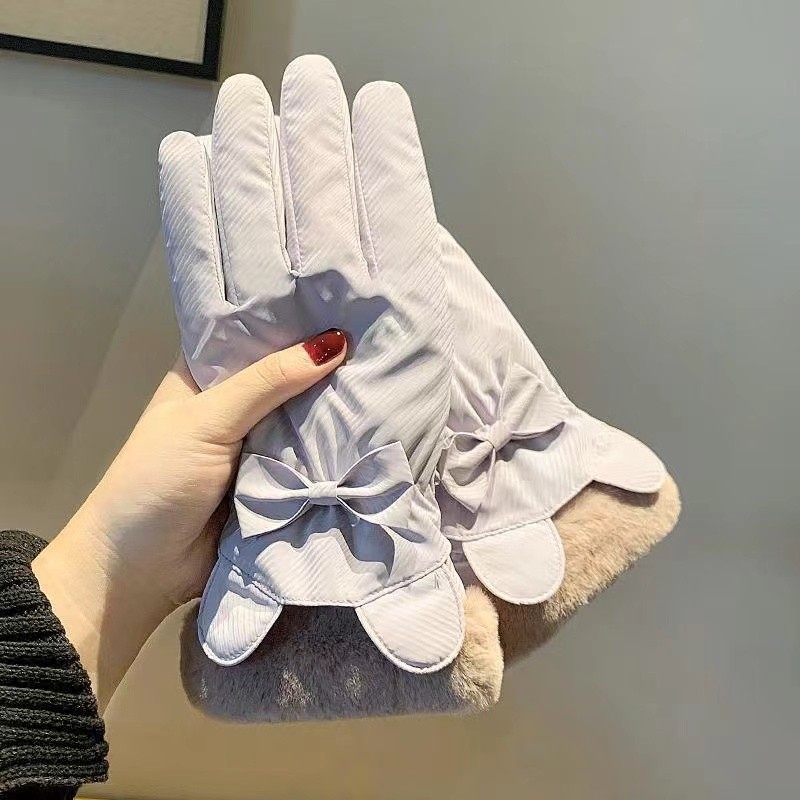 冬季滑雪手套加厚男女学生电动车骑行防风防寒可触屏加绒保暖手套