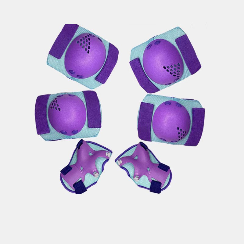 外贸品质款轮滑滑板运动护具儿童专用快穿贴合防护安全护膝护肘