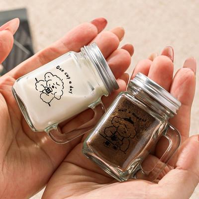 加厚咖啡浓缩液分装瓶咖啡萃取杯密封小罐子冷萃奶盅迷你小玻璃瓶