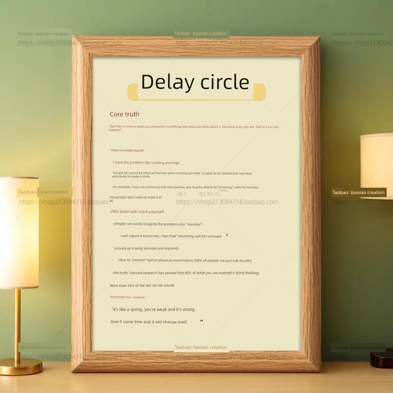 所以圆的东西，不要急当东西，愈合相框饰品，自然和简单的装饰画