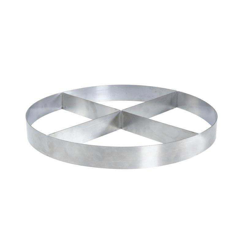 12寸双拼披萨撒料环匹萨上料圈做比萨工具披萨网不锈钢上料环