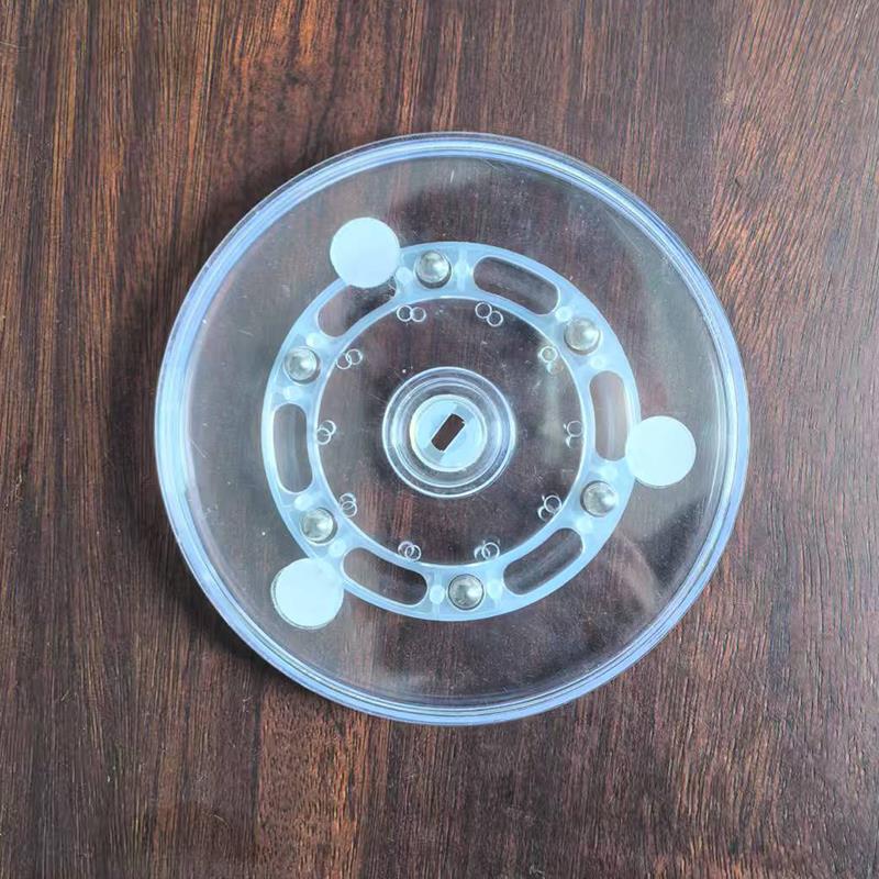 加厚塑料转盘家用卷纸巾筒卫生间桌面抽纸盒圆形纸巾盒抽纸盒转盘