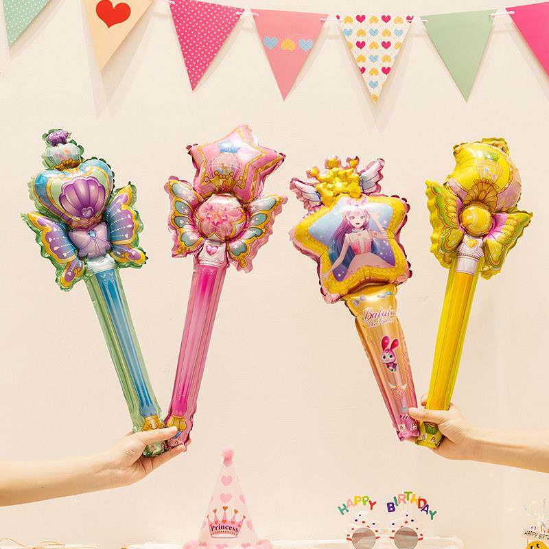 网红女孩巴啦啦小仙女充气手持棒气球生日派对布置幼儿园道具摆摊,节庆用品/礼品,气球,淘宝优惠券,粉丝福利购,淘宝优惠卷