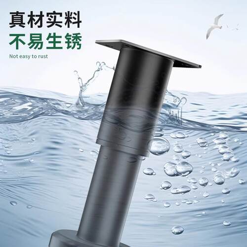 灰色浴室柜支撑脚柜脚柜腿支撑腿可调节悬空底座承重支架伸缩加高