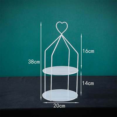新款欧式白色甜品台摆件
