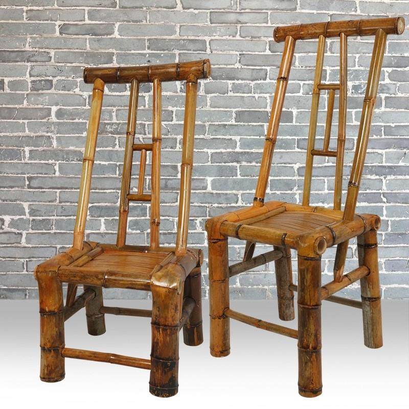 竹椅子靠背椅家用老式竹子椅子手工编织藤椅阳台竹凳子小方凳矮凳,住宅家具,阳台椅,淘宝优惠券,粉丝福利购,淘宝优惠卷